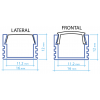 Perfil aluminio  PHL7 (por metro)